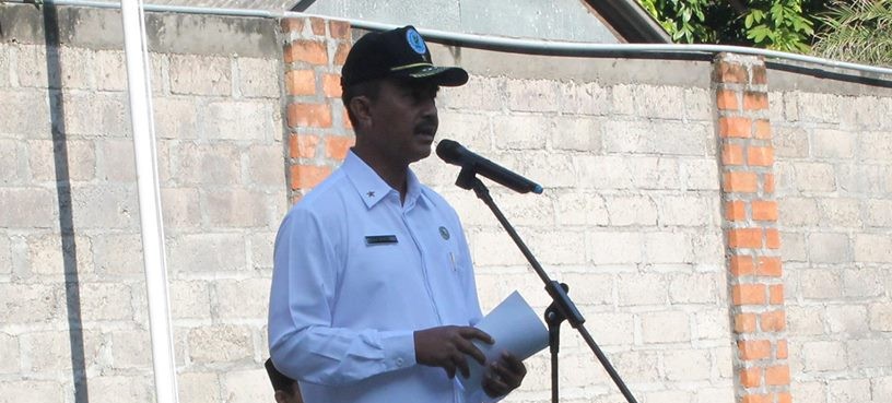 Upacara Bendera di Akademi Teknik Radiodiagnostik dan Radioterapi Bali (ATRO Bali)