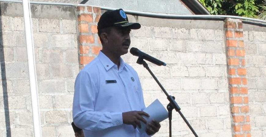 Upacara Bendera di Akademi Teknik Radiodiagnostik dan Radioterapi Bali (ATRO Bali)
